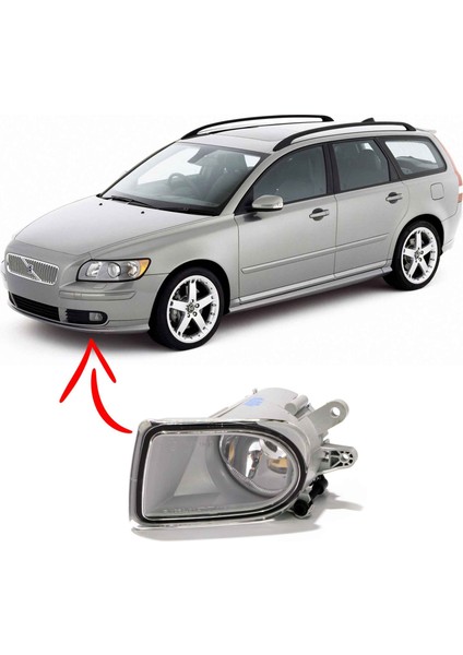 Volvo V50 Sol Sis Farı 2005 2006 2007 Sıfır Yedek Parça