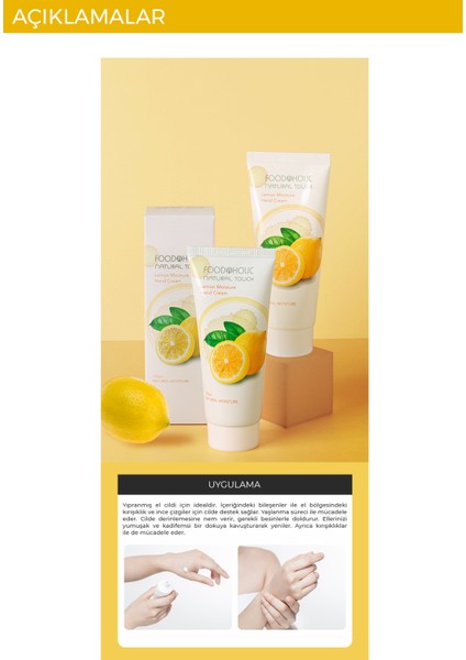 Limonlu Yoğun Nemlendirici El Ve Tırnak Eti Kremi modelleri