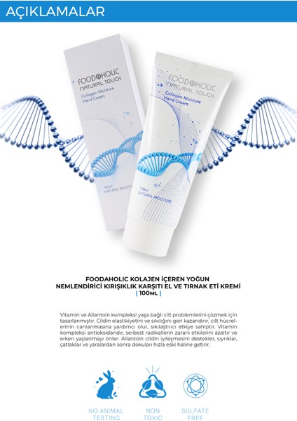 Yoğun Nemlendirici El Ve Tırnak Eti Kremi 100 ml Cilt İçin Derinlemesine Nem modelleri