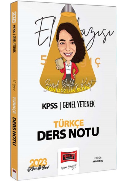 KPSS 2023 Genel Yetenek Son Düzlük El Yazısı Ile Türkçe Ders Notu