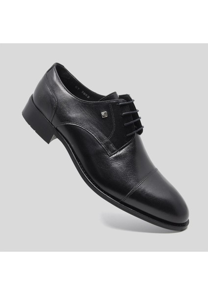 Hakiki Deri Erkek Klasik Ayakkabı Siyah 3002 114