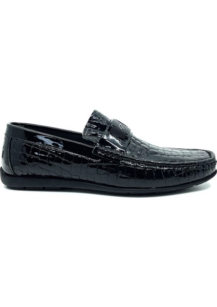 Siyah Hakiki Deri Erkek Loafer - Rok Ayakkabı 2094 589 430 fiyatları