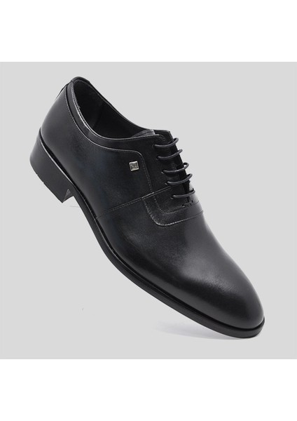 Siyah Hakiki Deri Klasik Erkek Ayakkabı 9592 114