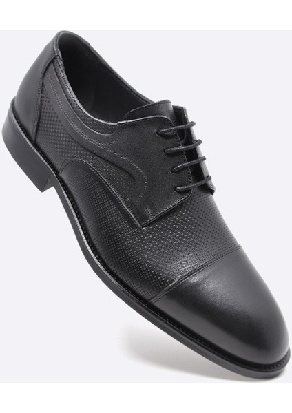 Hakiki Deri Siyah Erkek Klasik Ayakkabı 9854 100 modelleri