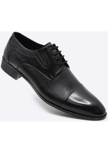 Hakiki Deri Siyah Enjeksyion Taban Klasik Erkek Ayakkabı 9801 100
