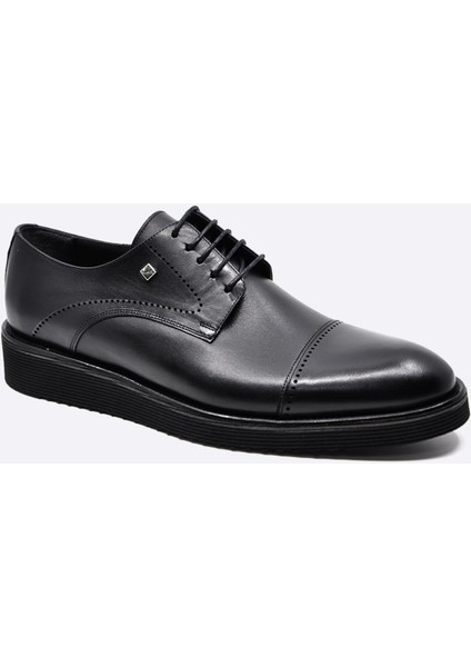 Hakiki Deri Siyah Günlük Erkek Ayakkabı 2928 46 fiyatları