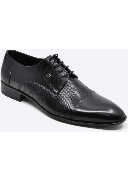 Hakiki Deri Siyah Enjeksyion Taban Klasik Erkek Ayakkabı 9802 100 fiyatları