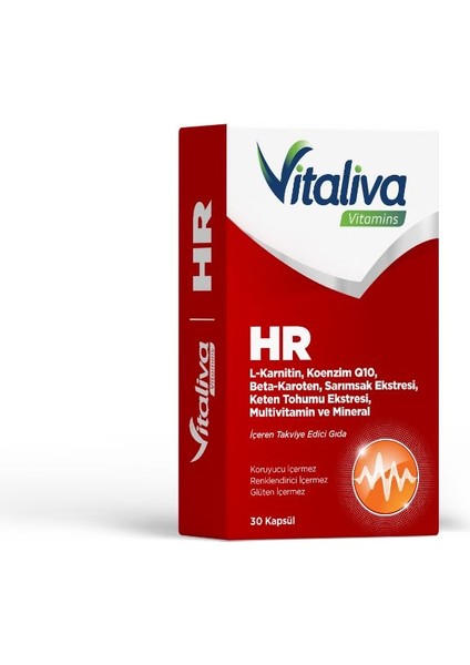 Vitamins Hr Multivitamin ve Mineral Içeren Takviye Edici Gıda 30 Kapsül