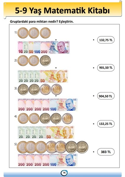 Enine Boyuna Eğitim 5-9 Yaş Için Matematik Öğreten Kitap Seti (2 Süper Kitap)