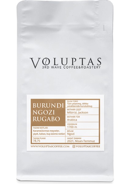Burundi Ngozi Rugabo Mokapot 250 gr