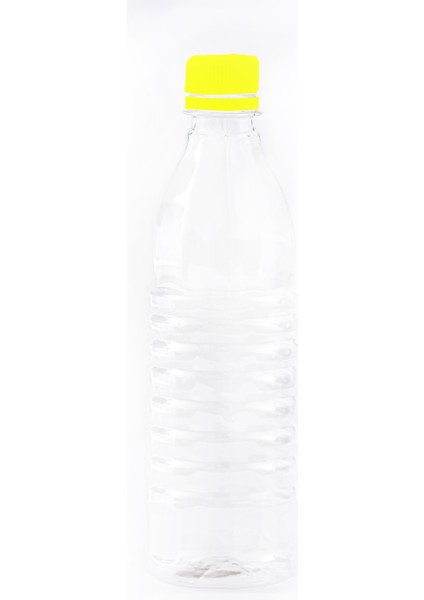 500ML Pet Kubbe Şişe ve Sarı Kapak(75 Adet)