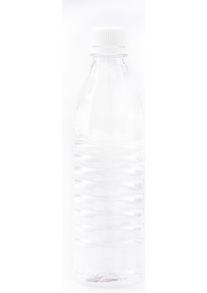 500ML Pet Kubbe Şişe ve Beyaz Kapak(75 Adet)