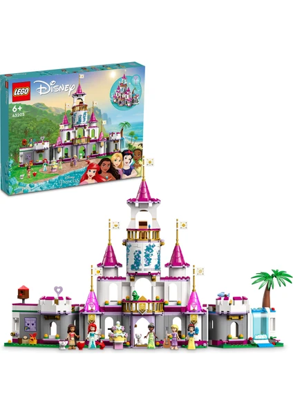 LEGO® | Disney Princess™ Muhteşem Macera Kalesi 43205 - 6 Yaş ve Üzeri Çocuklar için İnşa Edilebilen Oyuncak Kale Yapım Seti (698 Parça)