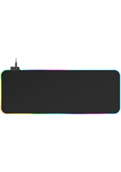 Pkshop Ayarlanabilir Rgb Mouse Pad - Siyah (Yurt Dışından)