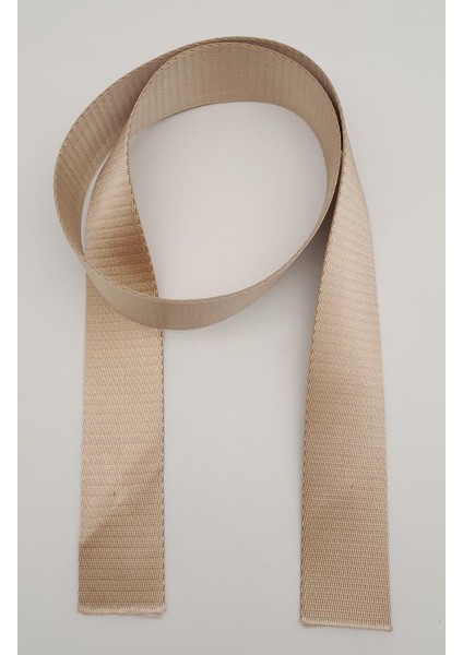 4 cm Bej Renk Polyester Kolon 1 Metre