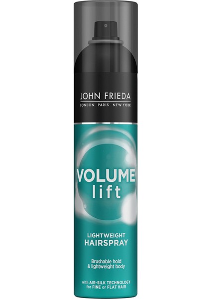 John Frieda Volume Lift Ince Telli Saçlar Için Hacim Veren Saç Spreyi 250 ml