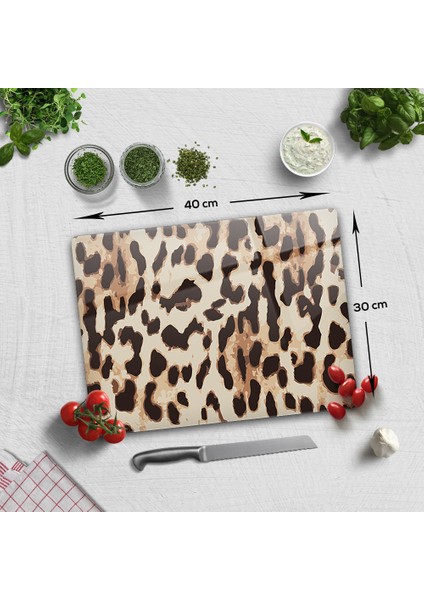 Leopar Desen | Cam Kesme Tahtası - Cam Kesme Tablası | fiyatları