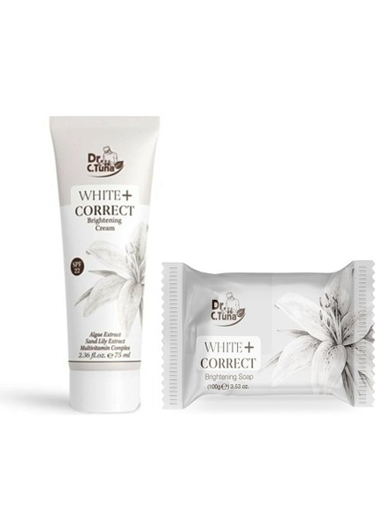 Dr. C. Tuna Yüz Beyazlatıcı Aydınlatıcı Krem + Sabun Set