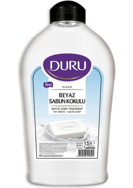 Beyaz Sabun Kokulu Sıvı Sabun 1,5+1,5+300ML