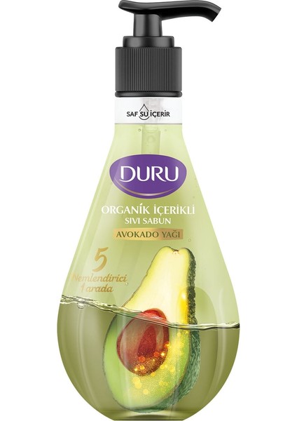 Organik Içerikli Avokado Sıvı Sabun 1,5 1,5 500ML