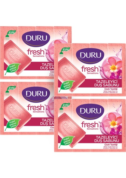 Fresh Sensations Çiçek Tazeliği 16 Adet Duş Sabunu 4x600 gr Ferahlatıcı Etki fiyatları