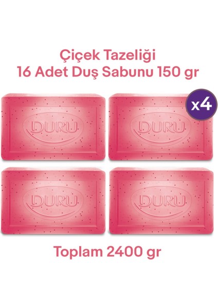 Fresh Sensations Çiçek Tazeliği 16 Adet Duş Sabunu 4x600 gr Ferahlatıcı Etki modelleri