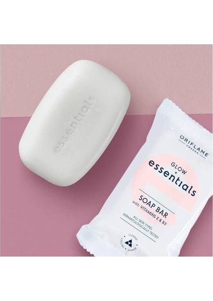 Glow Essentials E & B3 Vitaminli Parfümlü Vücut ve Yüz Sabunu