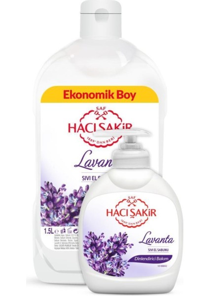 Lavanta Dinlendirici Bakım Sıvı El Sabunu 1500 ml ve 300 ml fiyatları