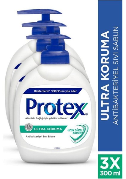 Antibakteriyel Sıvı Sabun 3 X 300 Ml