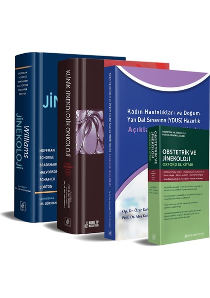 Kadın Hastalıkları ve Doğum - (4'lü Set) (Ciltli)