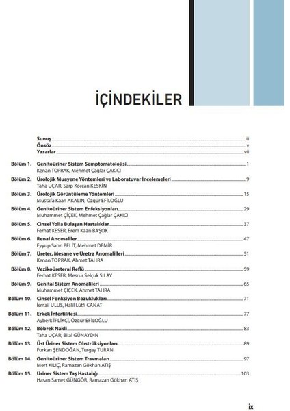 Üroloji Ders Kitabı