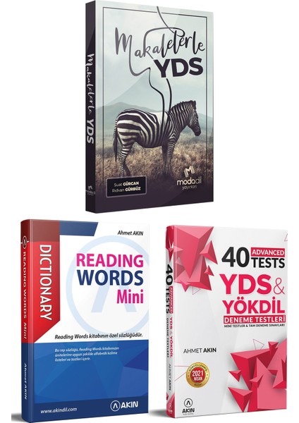 Makaleler YDS + 40 Tests + Reading Words Mini