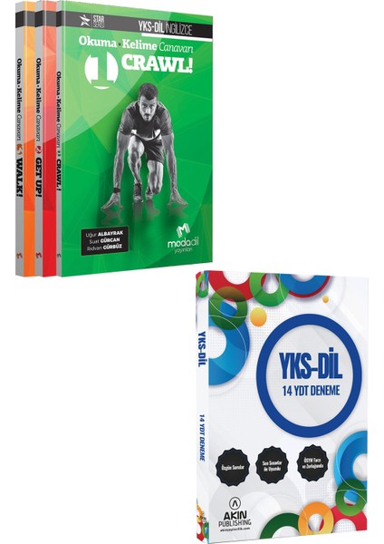 YKS Dil Okuma-Kelime Canavarı 3'lü Set + YDT 14 Deneme