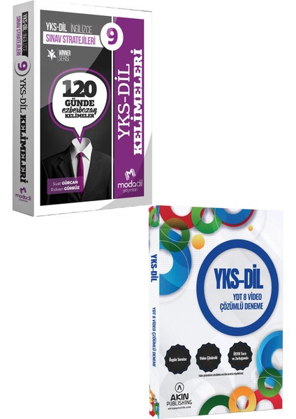 YKS Dil 120 Günde Ezberbozan Kelimeler + YDT Video Çözümlü 8 Deneme