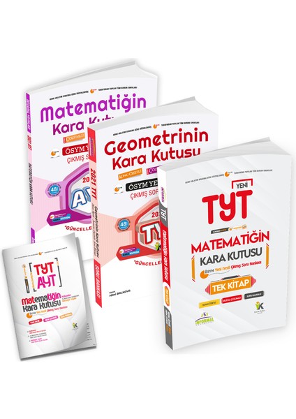 TYT Matematik Tek Kitap ve Geometri -AYT Matematik 3lü Çıkmış Sor Bankası Set
