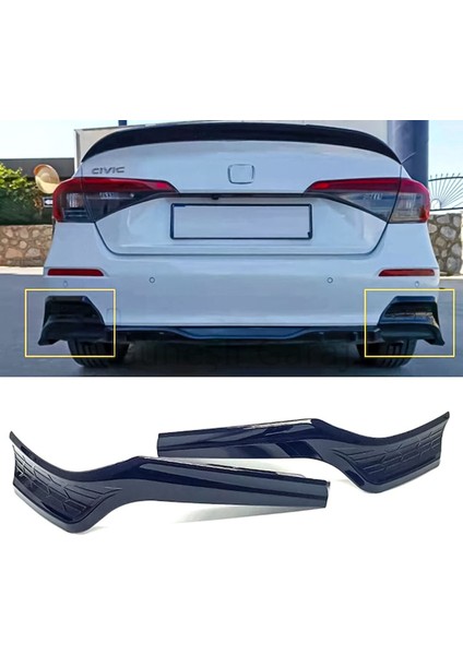 Honda Civic Fe 2022 Yeni Model Arka Sağ-Sol Flap (Plastik)