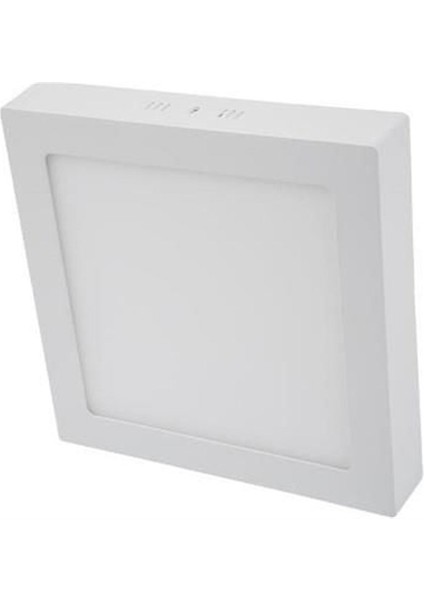 CT-5272 25 Watt Kare Sıva Üstü LED Panel Günışığı Metal Beyaz Kasa