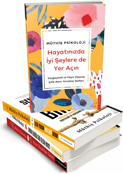 Seni Yoran Her Şeyi Bırak - Bırak Olduğu Gibi Gelsin Hayat - 3 Kitap + Defter