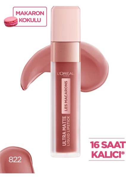 Les Macarons Likit Mat Ruj 822 Mon Caramel