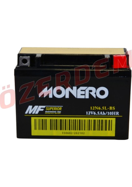 Akü Bs 12 V 6,5 Ah Yatık Swan Cg