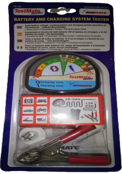 Akü Şarj Ölçme Test Cihazı Mini Belçika