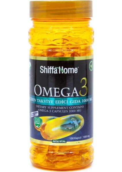 Shiffa Home Omega 3 1000MG 100 Kapsül