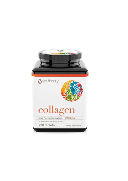 Collagen Saç, Cilt Ve Tırnak Formülü, 6.000 Mg, 290 Tablet
