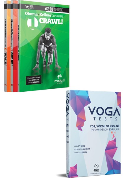 YKS Dil Okuma-Kelime Canavarı 3'lü Set + Voga Tests