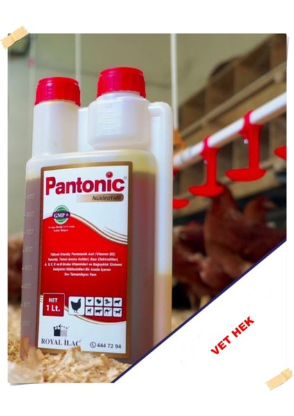 Royal Ilaç Pantonic 1lt Vitamin Kanatlı Hayvanlar Için Multivitamin
