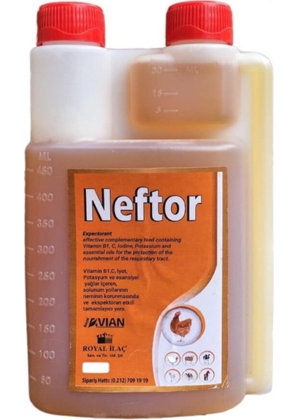 Royal Ilaç Neftor 500 ml Hırıltı ve Nefes Ürünü
