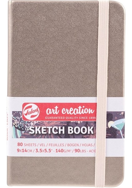 Art Creation Sketchbook Pink Champagne 9X14CM 140GR 80 Yaprak .
