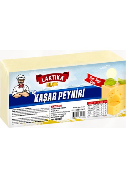 Kaşar Peyniri 600 gr