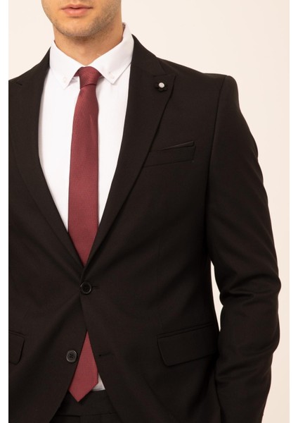 Slim Kalıp Düz Takım Elbise fiyatları