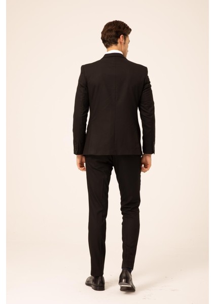 Slim Kalıp Düz Takım Elbise modelleri